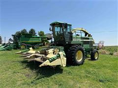 1998 John Deere 6850 Self-Propelled Forage Harvester W/Header 