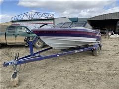 1991 Reinell 174 SR Boat W/ TI Trailer 