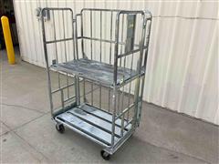 2-Shelf Steel Picking Cart 