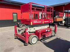 2014 MEC Crossover 3259ERT 4WD Electric Rough Terrain Scissor Lift 