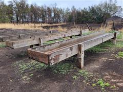 Wooden Feed Bunks 