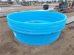 9' Blue Poly Round Stock Tanks 