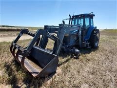 New Holland 8770 MFWD Tractor W/Loader 