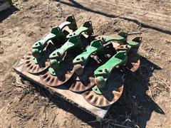 John Deere No-Till Planter Coulters W/ Mounting Brackets 