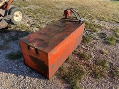 100 Gallon Portable Fuel Tank W/Electric Pump 