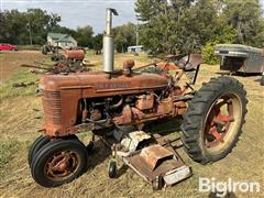 1946 Farmall H 2WD Tractor W/Belly Mower 