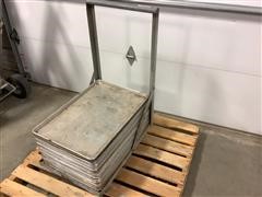 Stainless Steel Trays & Cart 