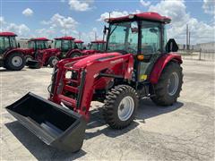 2023 Mahindra 2670 PST CAB Compact Utility Tractor W/Loader 