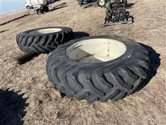 CO-OP 18.4-38 Tractor Duals On 10-Bolt Rims 