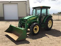 2010 John Deere 5083E MFWD Tractor W/Loader 