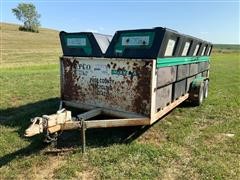1997 Alleycat Recycling Containers On Trailer 