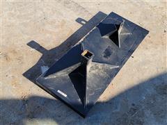 Receiver Hitch/Pin Hitch Skid Steer Attachment 