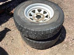 LT235/75R15 Tires & Jeep Rims 