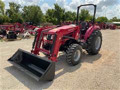 Mahindra 2655 MFWD Compact Utility Tractor W/Loader 