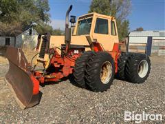 Case 2470 Traction King 4WD Tractor W/12’ Dozer Blade 