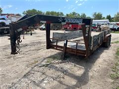 2011 Titan T/A Gooseneck Flatbed Trailer 