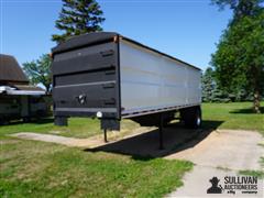 1996 Magnum 25'X96"X72" S/A Grain Trailer 