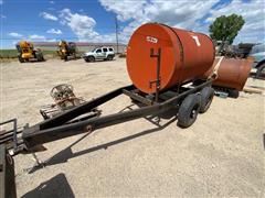 500-Gallon Fuel Tank With T/A Trailer 