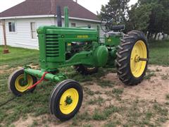 1949 John Deere A 2WD Tractor 