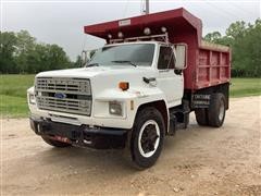 1986 Ford F700 S/A Dump Truck 