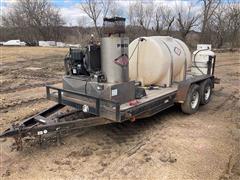 2008 Carry-On 7x16 HDEQDTFR T/A Trailer W/Hot Pressure Washer 