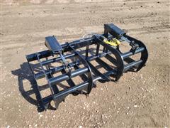2023 Mid-State 67" Brush Grapple Skid Steer Attachment 