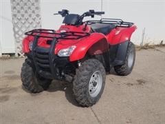 2013 Honda TRX420 Rancher ES 4x4 ATV 