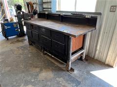 Shop Work Table With Drawer 