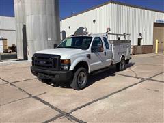 2008 Ford F350 4x4 Extended Cab Utility Truck 