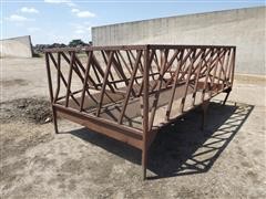 Dual Bunk Double Round Bale Feeder 