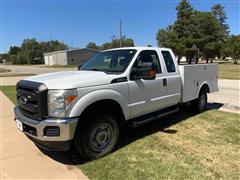 2015 Ford F250 XL Super Duty 4x4 Extended Cab Utility Truck 