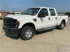 2008 Ford F250 XL Super Duty 4x4 Crew Cab Pickup W/Truck Vault Bed Liner 