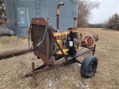 Berkeley 6x6 Portable Centrifugal Water Pump W/Allis-Chalmers G-262 Power Unit 