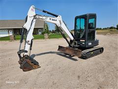 2016 Bobcat E35 Long Arm Mini Excavator 