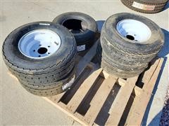 HiRun 20.5X8.0-10 Trailer Tires And Rims 