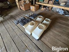 White 2 Bushel Planter Seed Boxes 