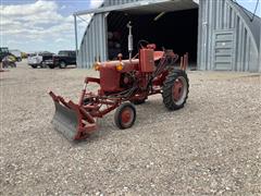 1948 Farmall Cub 2WD Tractor W/Front Blade 