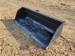 Kit Container 90'' Wide High Capacity Skid Steer Attachment Bucket 