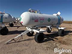 Trinity 1000-Gallon NH3 Tank On Running Gear 