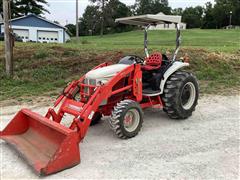 2010 New Holland Boomer 8N MFWD Compact Utility Tractor W/Loader 