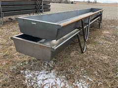 2024 L&M Machine Shallow Cattle Feed Bunks 