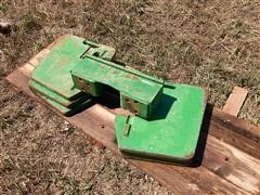 John Deere Suitcase Weights & Bracket 