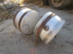 27.5-Gallon Truck Aluminum Hydraulic Tanks W/Brackets 