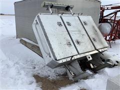 Aluminum Headache Rack W/Tool Boxes & Light Bar 