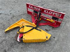 Kansas Klipper Hydraulic Tree Shear Skid Steer Attachment 