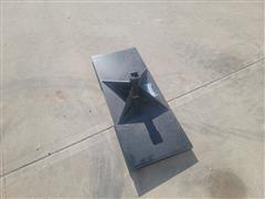 Wemco Receiver Hitch Skid Steer Attachment 