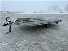 1998 Floe Pro 100 Plus 12' Aluminum Snowmobile Trailer 