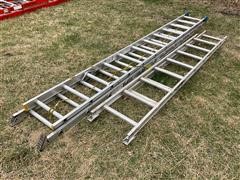 Werner 24’ & 16’ Aluminum Extension Ladders 