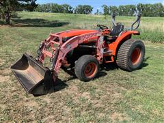 Kubota L3540D Compact Utility Tractor W/Loader 