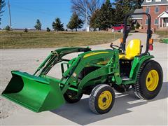 2003 John Deere 4410 MFWD Compact Utility Tractor W/300X Loader 
